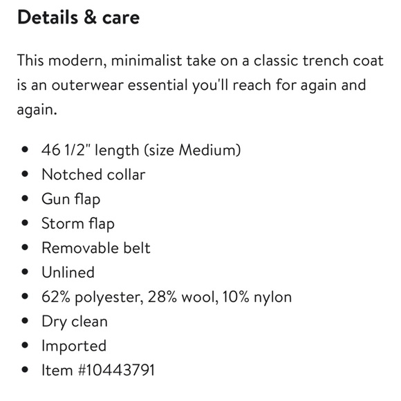 BCBG MAX AZRIA Belted Trench - Picture 9 of 10